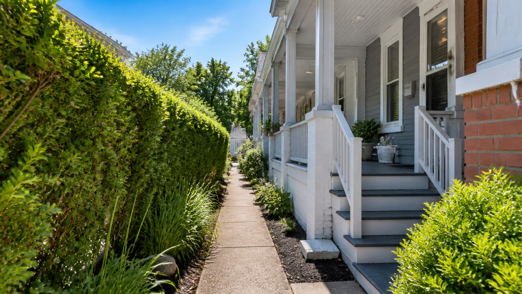 Concrete walkway and steps project in Collingswood, NJ